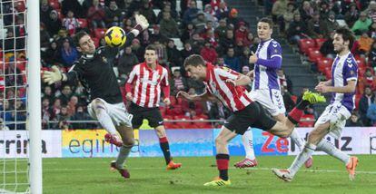 Partido de Copa entre Athletic y el Valladolid.