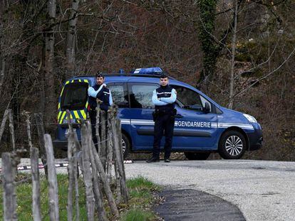 Dispositivo policial en torno al lugar donde Lelandais admitió haber matado a Arthur Noyer