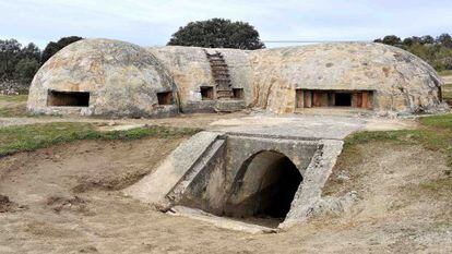 El baluarte fue construido en dos meses por zapadores franquistas.