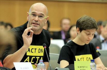 Raül Romeva al Parlament Europeu el 2012.