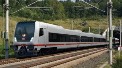 Modelo de tren que Talgo fabricará para la alemana DB.