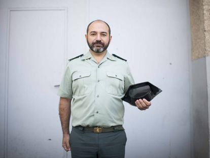 El comandante Víctor Esteban, del Servicio de Criminalística de la Guardia Civil.