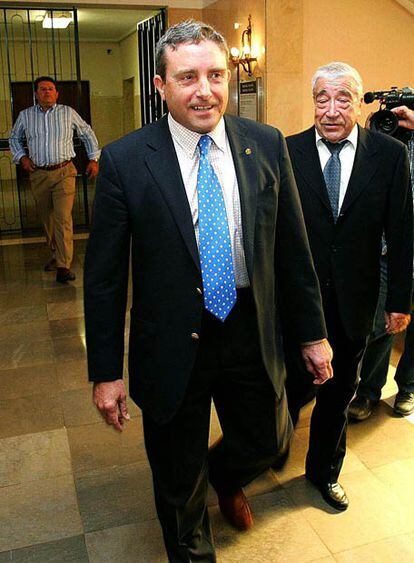 Manuel Vilanova, alcalde de Vila-real, en la primera sesión del juicio.