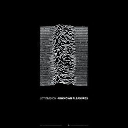 La portada de 'Unknown pleasures' de Joy Division, firmada por Peter saville, en la que se ha inspirado Disney.