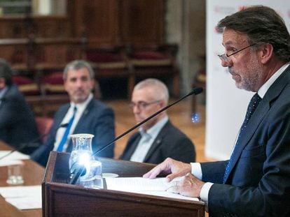 Jos&eacute; Creuheras, ayer durante su intervenci&oacute;n en el foro Edita Barcelona.