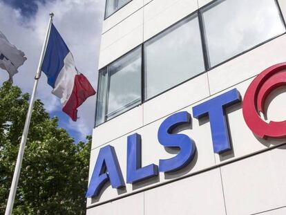 Sede del fabricante de trenes Alstom en París.