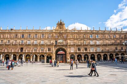 39. Salamanca: Plaza Mayor.