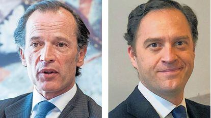 Javier Marín, CEO de Singular Bank, y Pablo Carrasco, responsable de banca privada de Credit Suisse.