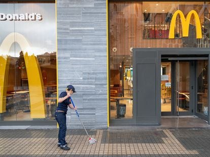 Una botiga de McDonalds a Barcelona.