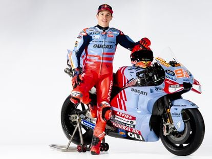 Marc Márquez, nuevo piloto del equipo Gresini, en una imagen cedida por el equipo.