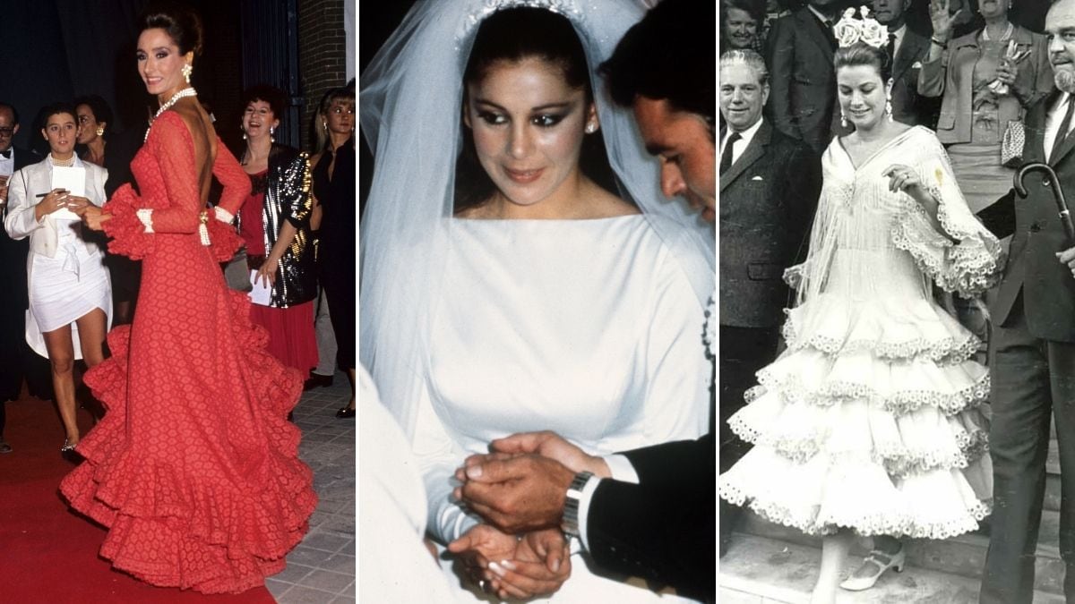Lina, the great Andalusian fashion lady who dressed Grace Kelly in flamenco...
