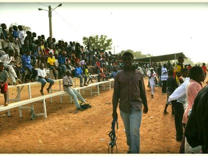 Una tarde en el hipódromo en Bamako