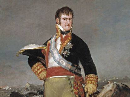 'Fernando VII en un campamento' (después de 1815), por Francisco de Goya.