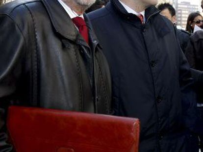 El alcalde de Valladolid, León de la Riva (izquierda), y el de Salamanca, Alfonso Fernández Mañueco en 2009.