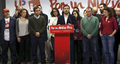 El líder Unidad Popular-Izquierda Unida, Alberto Garzón.