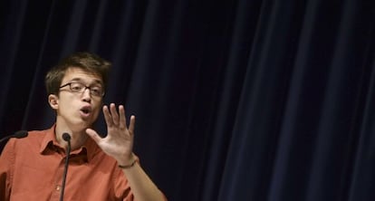 El secretario de Política de Podemos, Iñigo Errejón.