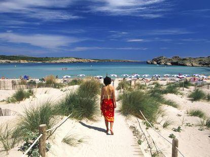 Arenal de Son Saura, en Menorca.