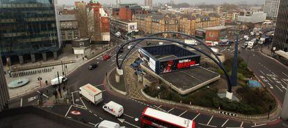 La estación de metro de Old Street (Londres), conocida como Silicon Roundabout.