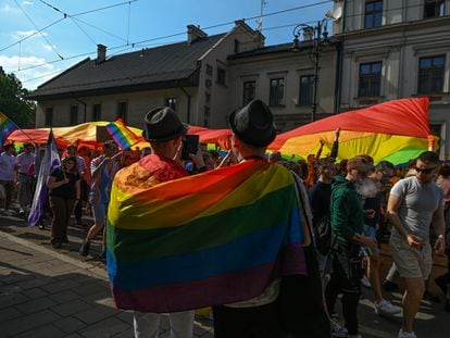 Marcha del Orgullo LGTBI en Cracovia, el pasado 20 de mayo.