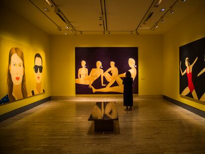 Exposición de Alex Katzs en el Museo Thyssen-Bornemisza en Madrid, el 10 de junio de 2022.