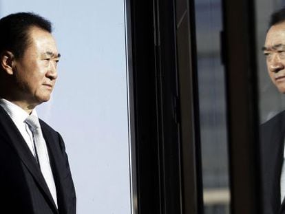 Wang Jianlin, en la sede de la inmobiliaria que le hizo rico, Dalian Wanda Group, en Pek&iacute;n.