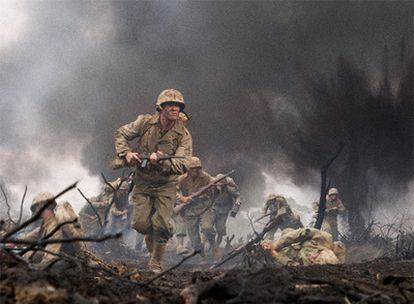 Imagen de <i>El Pacífico, </i>una fiel reproducción de la batalla contra el imperio japonés.