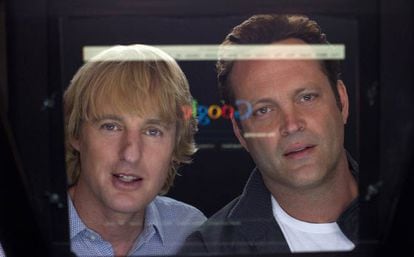Owen Wilson y Vince Vaughn en 'Los becarios'.