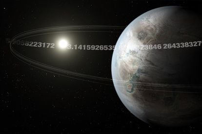 El nuevo planeta orbita su estrella a una velocidad de 81 kilómetros por segundo (NASA Ames/JPL-Caltech/T. Pyle, Christine Daniloff, MIT)