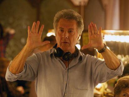 Dustin Hoffman, dirigiendo 'El cuarteto'.