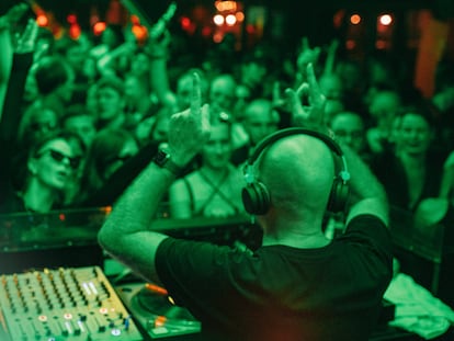 Sven Väth, en su sesión en el piso superior del Watergate.
