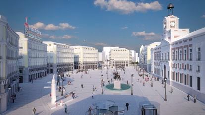 Imagen del proyecto de la nueva Puerta del Sol.
