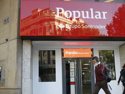Santander recurre su imputación por Popular: la fusión favoreció a afectados