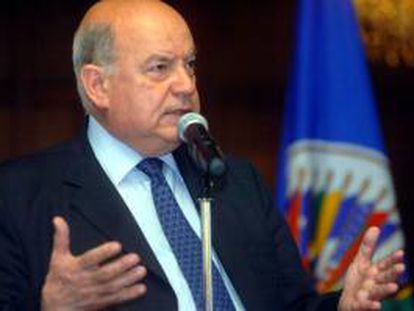 El secretario general de la OEA, José Miguel Insulza. EFE/Archivo