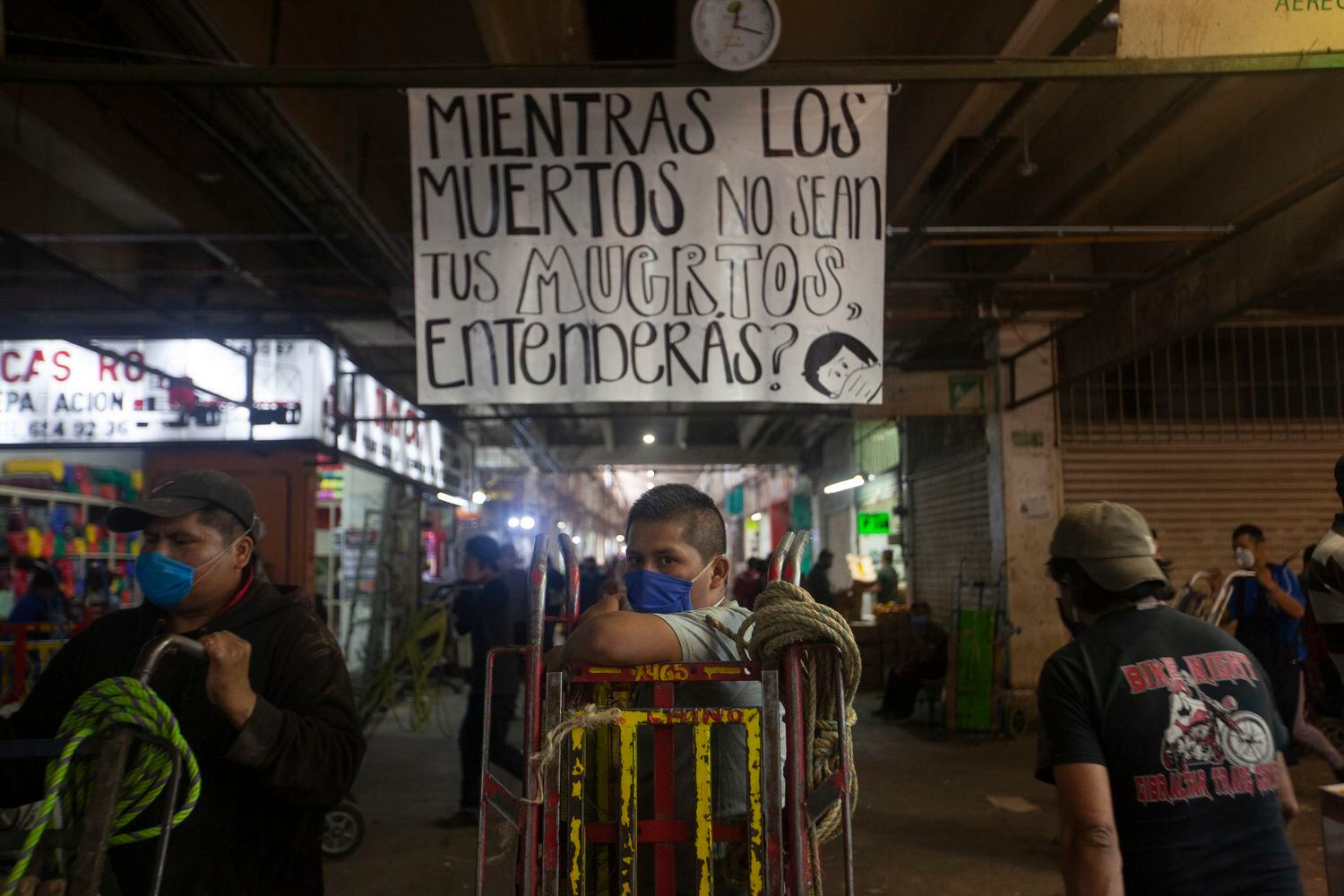 Comerciantes de la Central de Abasto de Ciudad de México 