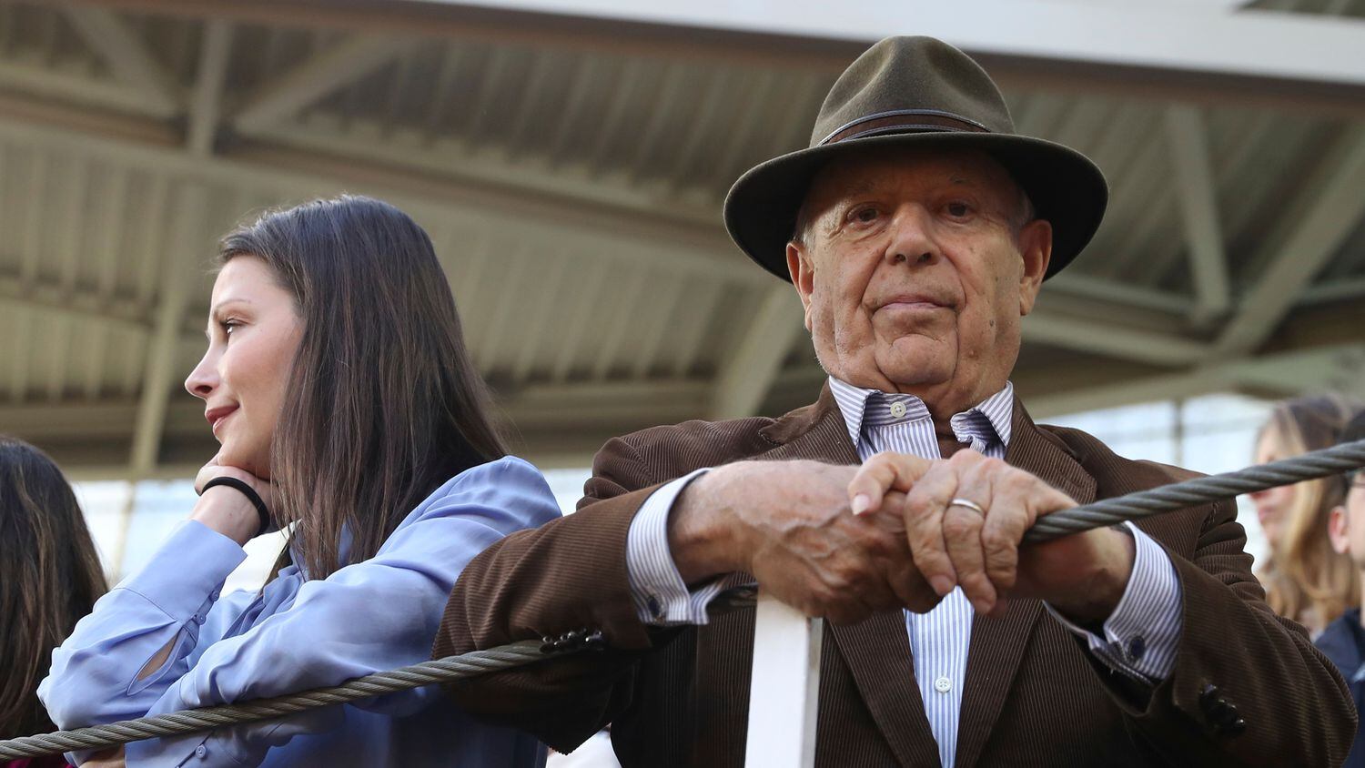 Carlos Falcó y su esposa, Esther Doña, en una corrida de toros en Illescas, Toledo, el 7 de marzo.