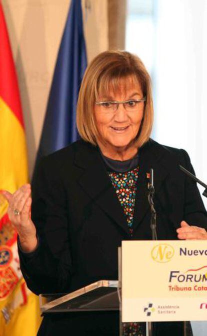 N&uacute;ria de Gispert, presidenta del Parlament de Catalu&ntilde;a.