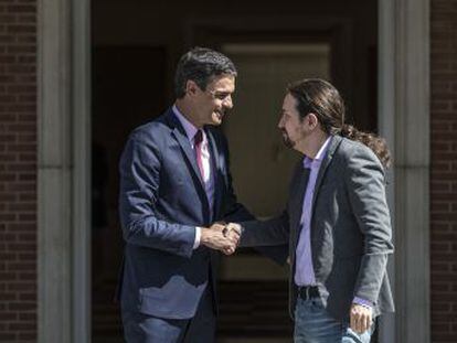 El líder socialista y el de Unidas Podemos hicieron  intercambios genéricos  para avanzar en un Gobierno de cooperación