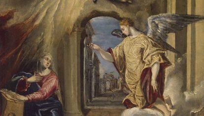 &#039;La anunciaci&oacute;n&#039; de el Greco.