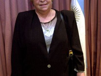 La jueza Carmen Argibay, en 2001