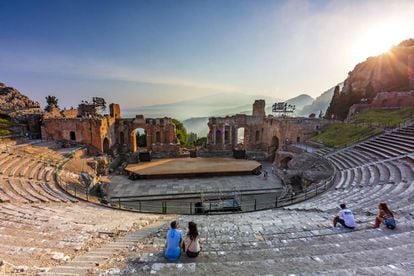 El Teatro Griego de Taormina.