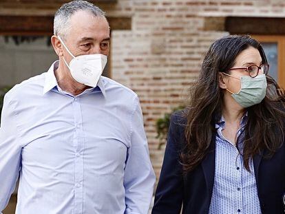El diputado Joan Baldoví y la vicepresidenta Mónica Oltra.