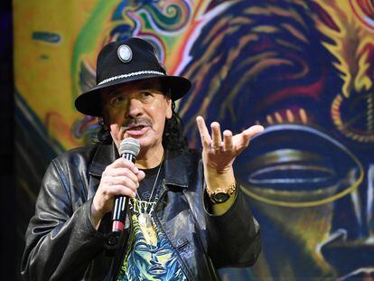 Carlos Santana, en un evento celebrado el 14 de mayo de 2019 en Las Vegas (Nevada).
