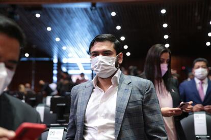 Carlos Miguel Aysa Damas, durante una sesión legislativa en 2021.