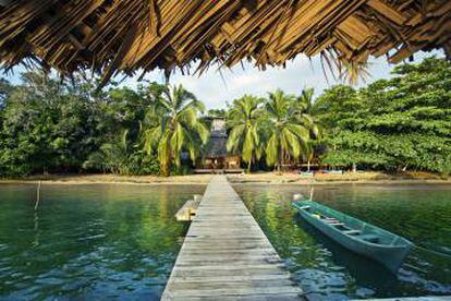 'Resort' en la isla de Bastimentos, en la provincia de Bocas del Toro (Panamá).