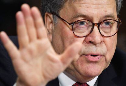 El fiscal general de EE UU, William Barr.
