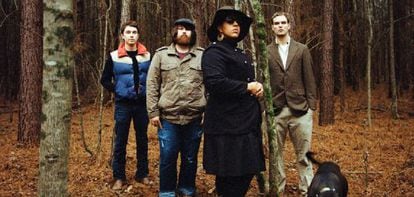 Los cuatro integrantes de Alabama Shakes, en una fotografía promocional.