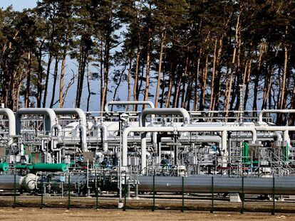 Instalaciones del gasoducto Nord Stream 1 en Lubmin (Alemania), el pasado marzo.