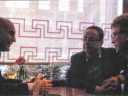 Reunión entre directivos de Efial y el alcalde de Tortosa, Ferran Bel.
