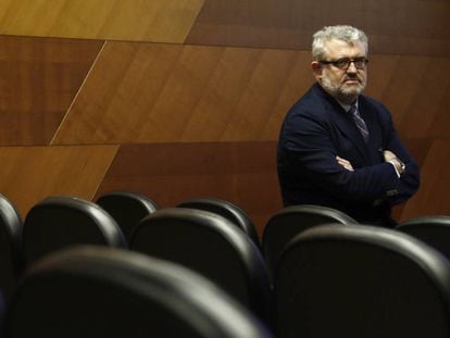 El nuevo director del Museo del Prado, Miguel Falomir, hoy en Madrid. 