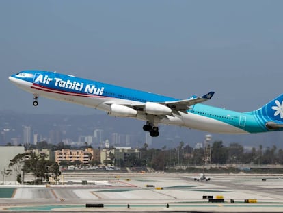 Vuelo de la compañía Air Tahiti Nui.